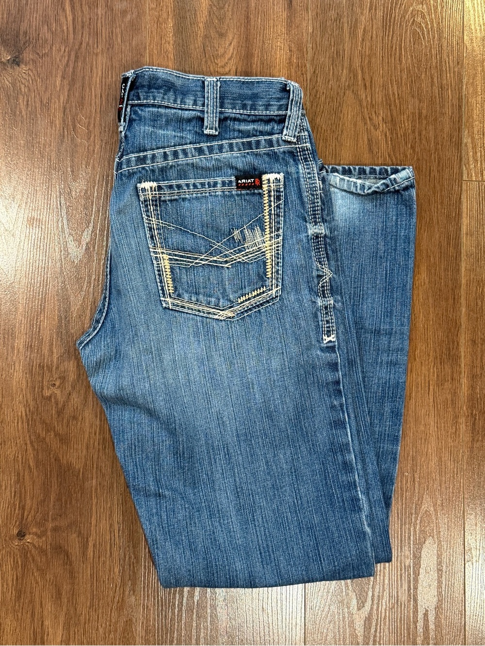 ARIAT Men's FR M4 Low Rise Basic Boot Cut Jeans Size 33x34 *1 FLAW*